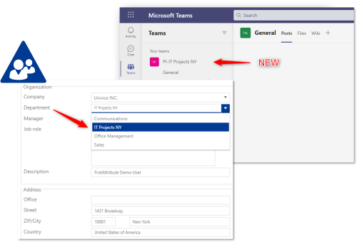 Manage MS Teams membership in IAM solution - after M365 connection
